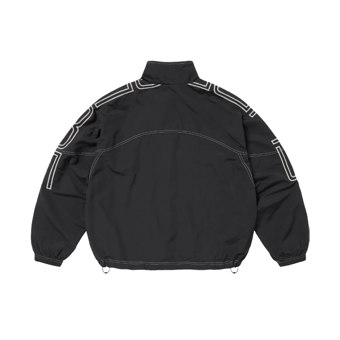 【SUPREME】 Spellout Embroidered Track Jacket Black - 25SS Supreme Spellout Embroidered Track Jacket Black - 25SS | eBay