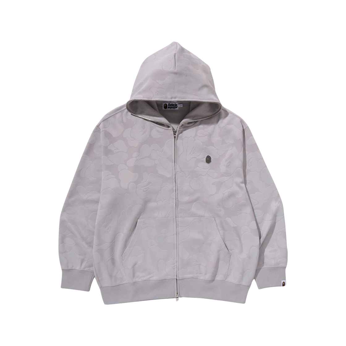 【A BATHING APE】3色展開 SOLID CAMO ONE POINT SWEATSHIRT A BATHING APE® Solid Camo Jacquard One Point Relax Fit