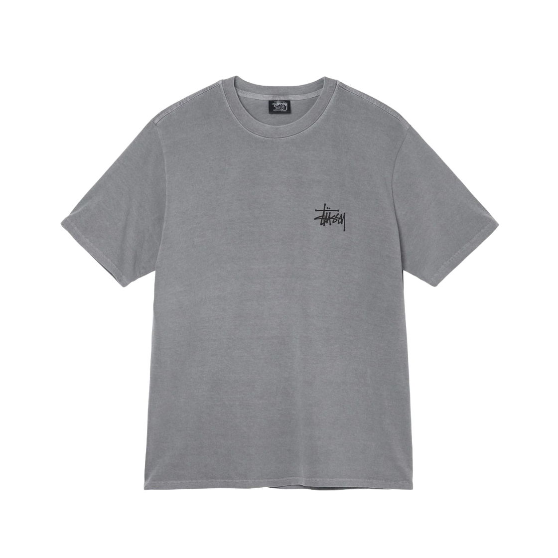 Stussy Basic Stussy Pigment Dyed T-Shirt Grey 2022 | eBay