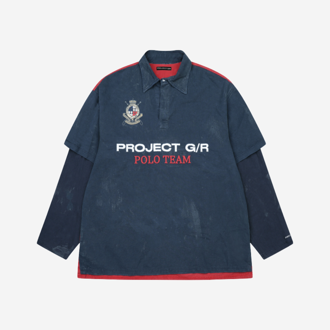 【Project G/R】 Polo Parody Shirts Navy Project G/R Polo Parody Shirts Navy | eBay