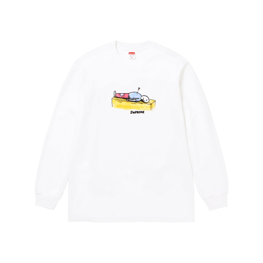 Supreme Neil Blender Arrow L/S T-Shirt White - 23FW | eBay