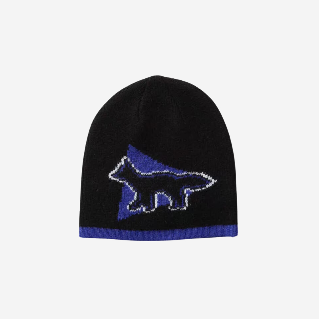 Maison Kitsune x And Wander Knit Cap Black | eBay