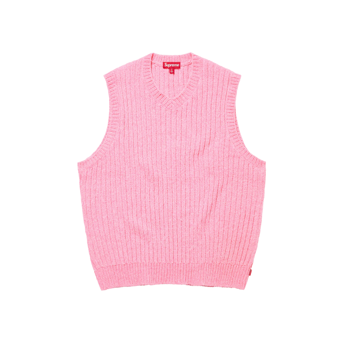 Supreme Chenille Sweater Vest Pink - 24FW | eBay