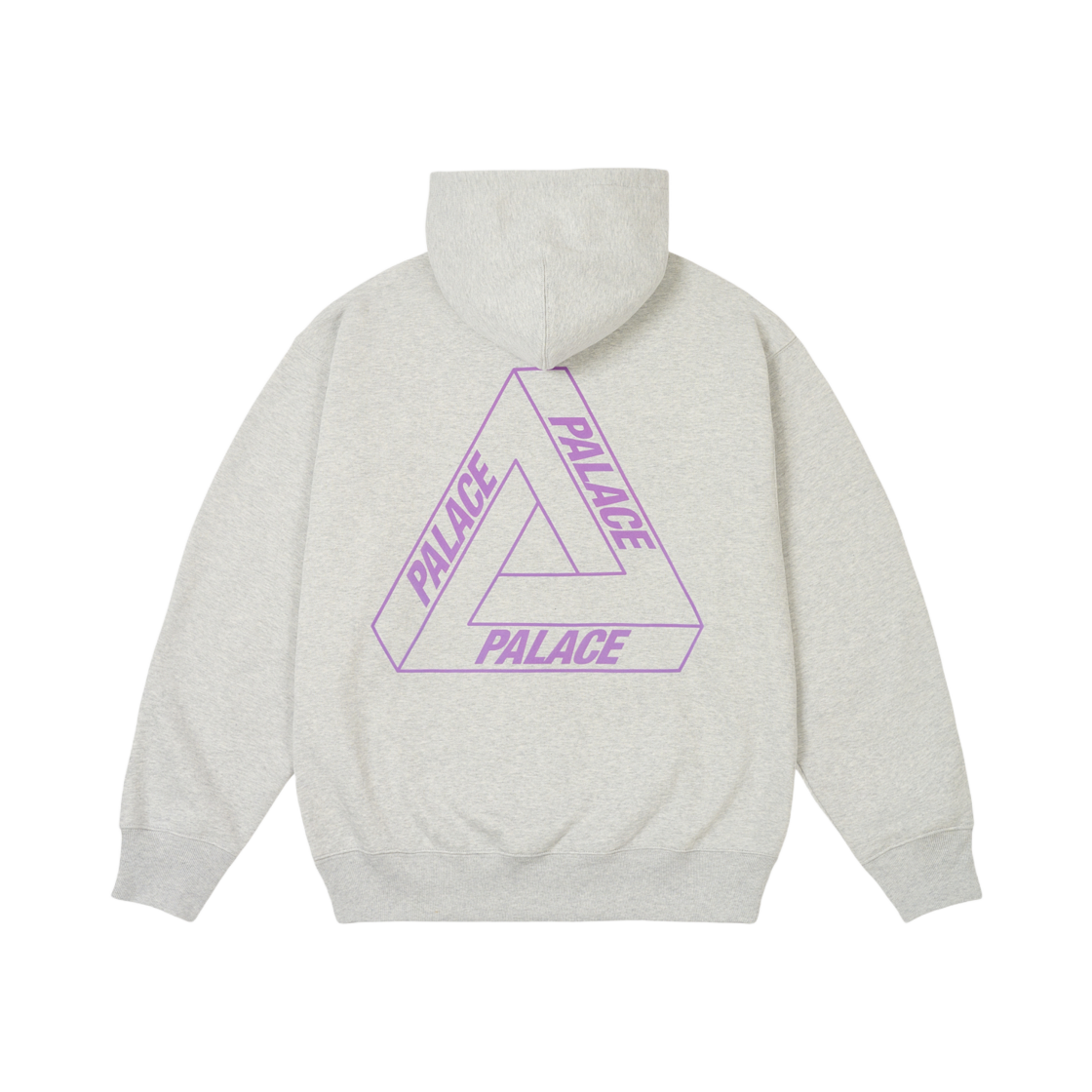 Palace Glow Tri-Ferg Hood Grey Marl - 24FW | eBay