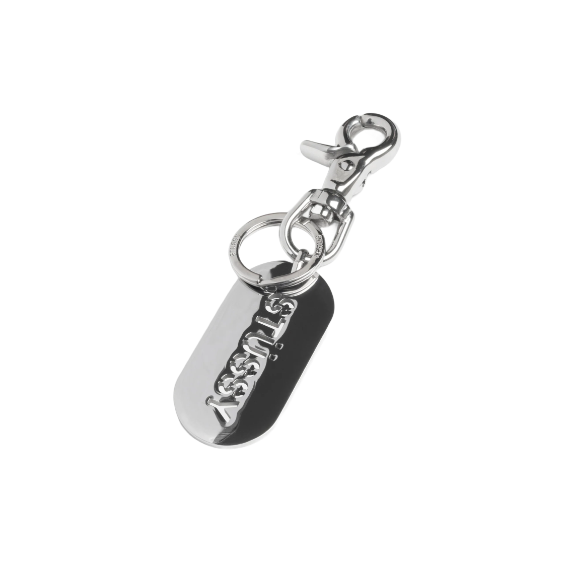 【Stussy】 l Tag Keychain Silver STUSSY,HUMAN MADE,DREW HOUSE,SUPREME ETC. | New in