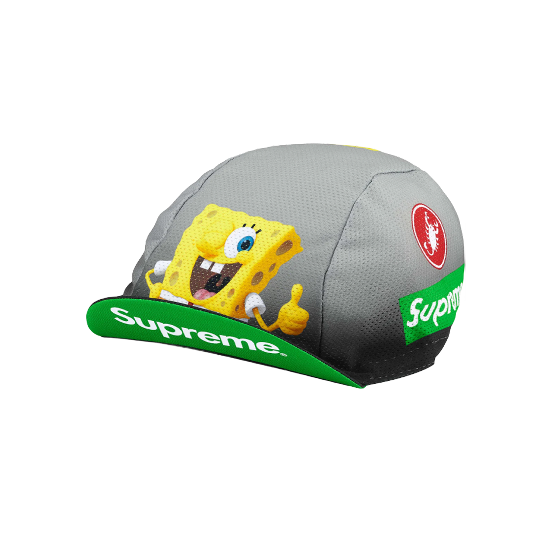 全信頼を寄せる x Supreme SpongeBob Black Cap Cycling Castelli SquarePants ウェア