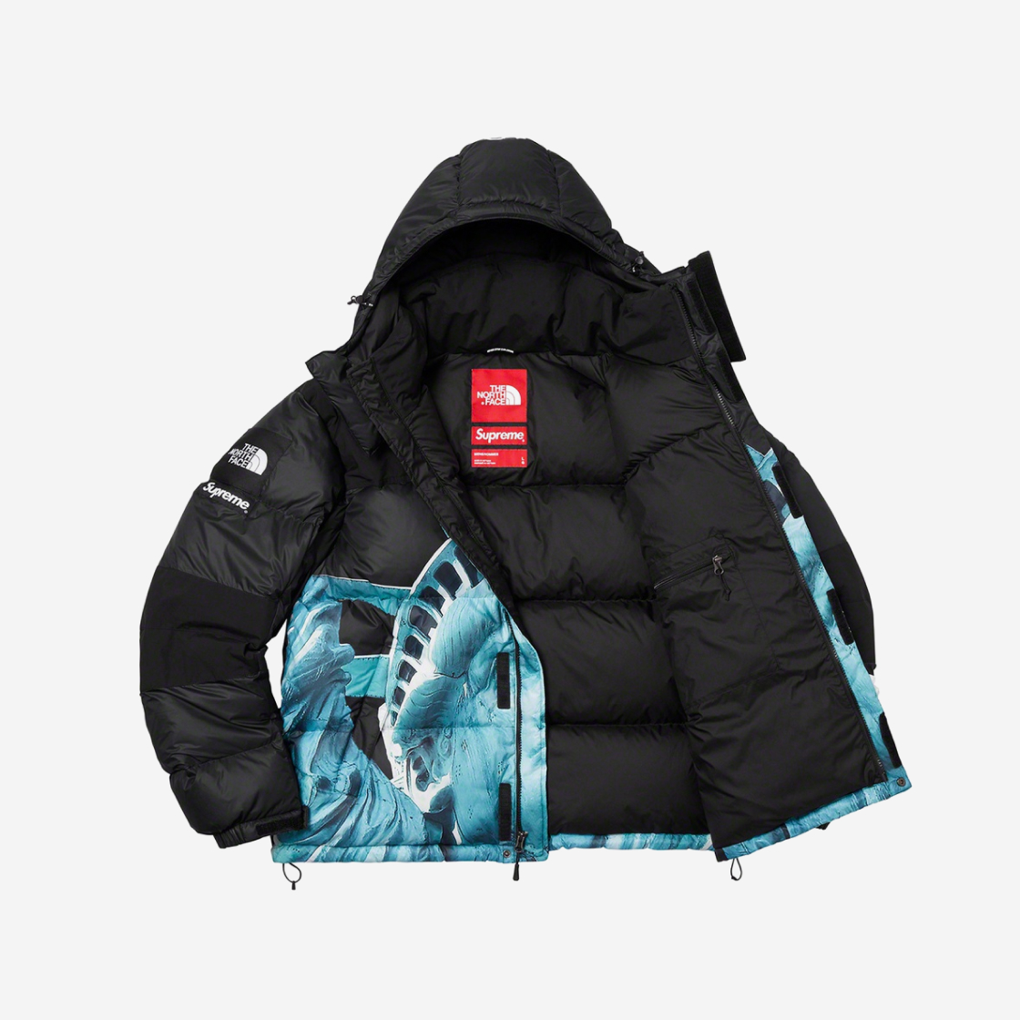 Buy Supreme x The North Face Split Nuptse Jacket 'Tan