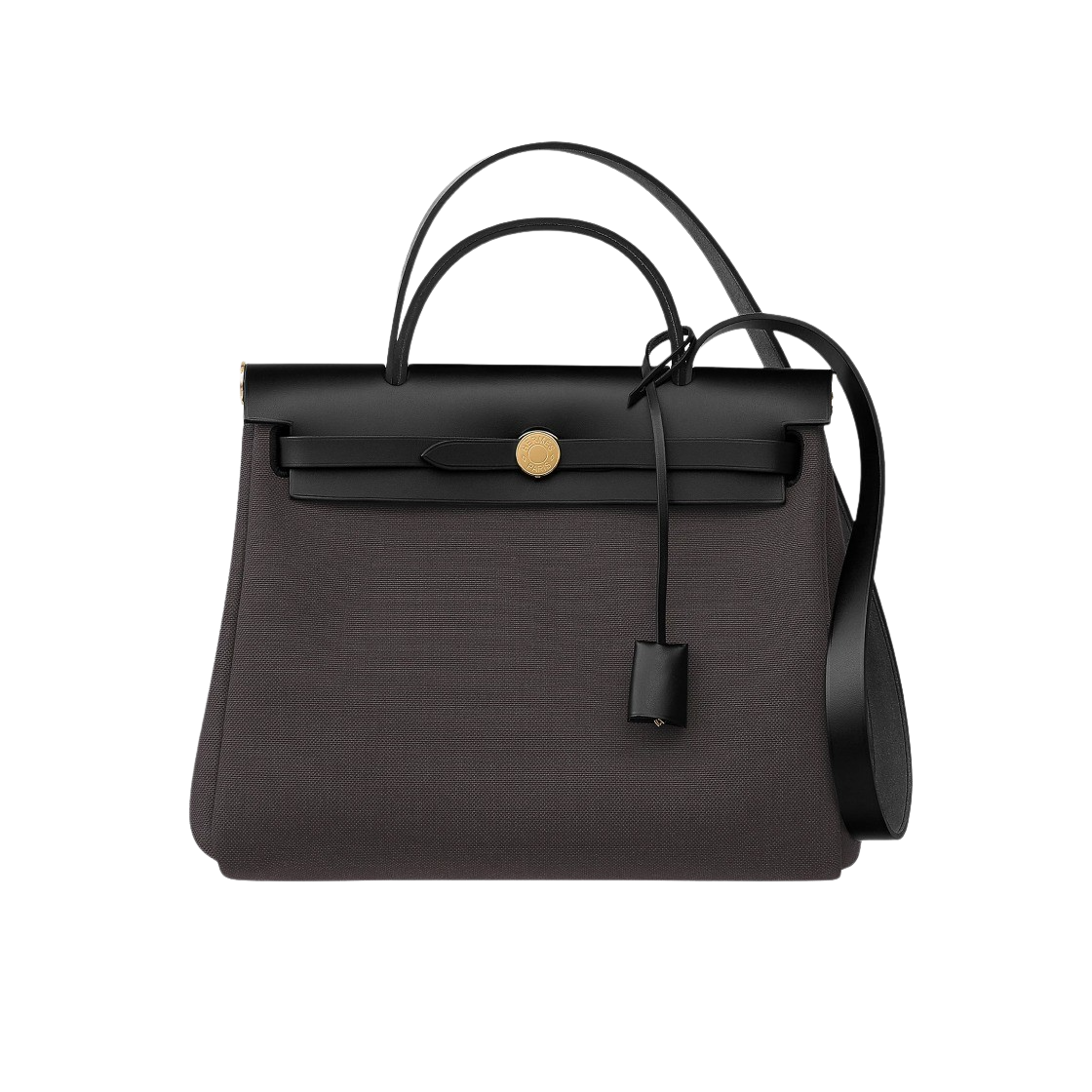Hermes Herbag Zip 31 Bag Retourne & Gold Ebene Noir | eBay