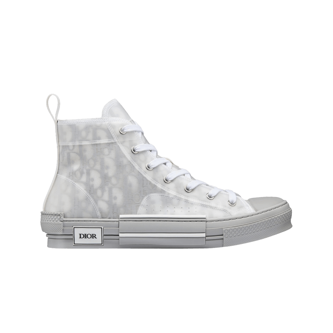 DIOR | B23 OBLIQUE TRANSPARENT HIGH SNEAKERS スニーカー Dior B23 High Oblique Transparent White Grey | eBay