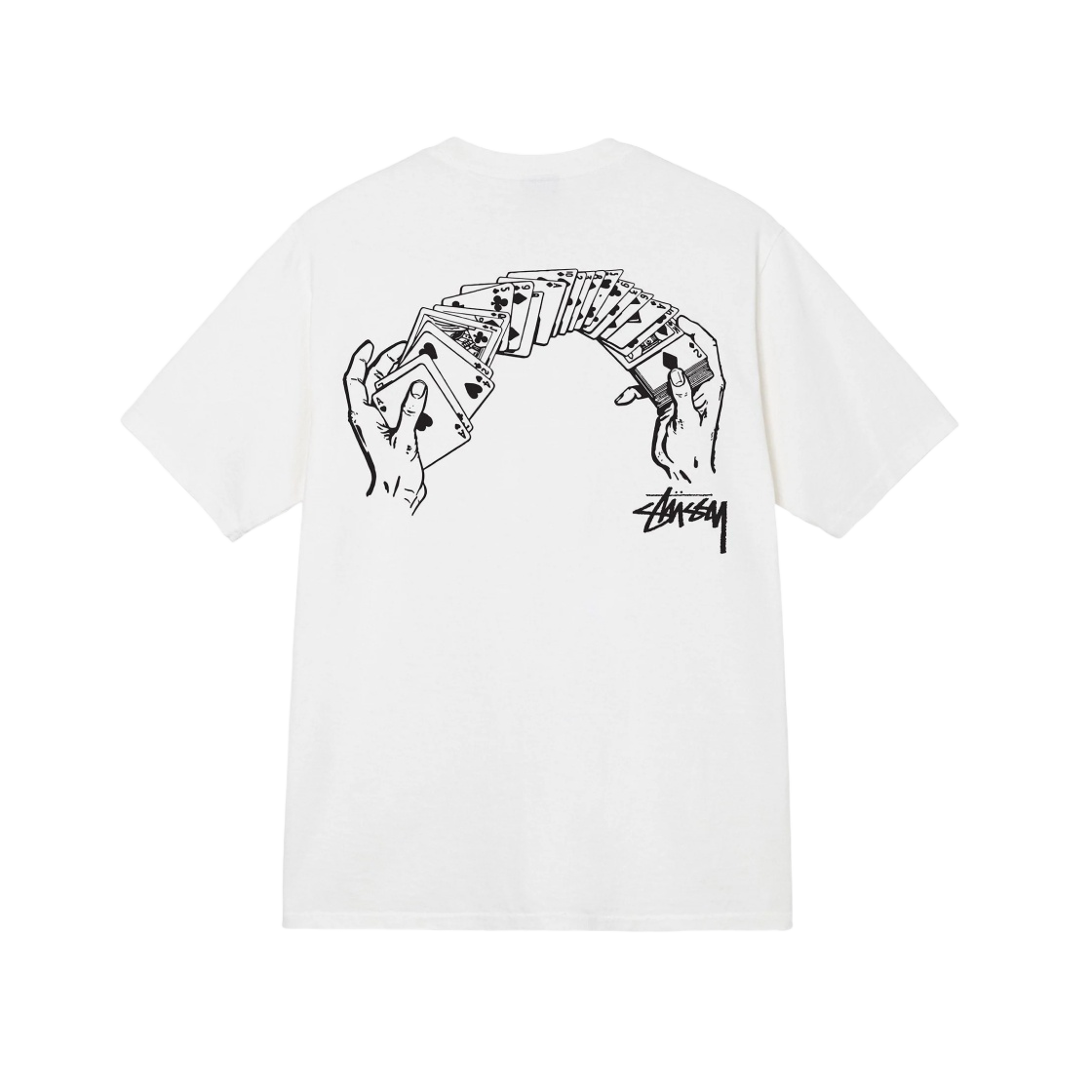 【STUSSY】SHUFFLE PIGMENT DYED TEE Buy Stussy Shuffle Pigment Dyed Tee 'Black' - 1904892 BLAC