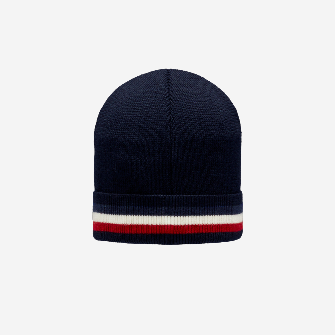 ニットキャップ・ビーニー Moncler White And Blue Wool Hat Light Blue Cotton Beanie - Hats & Beanies for Men | Moncler US