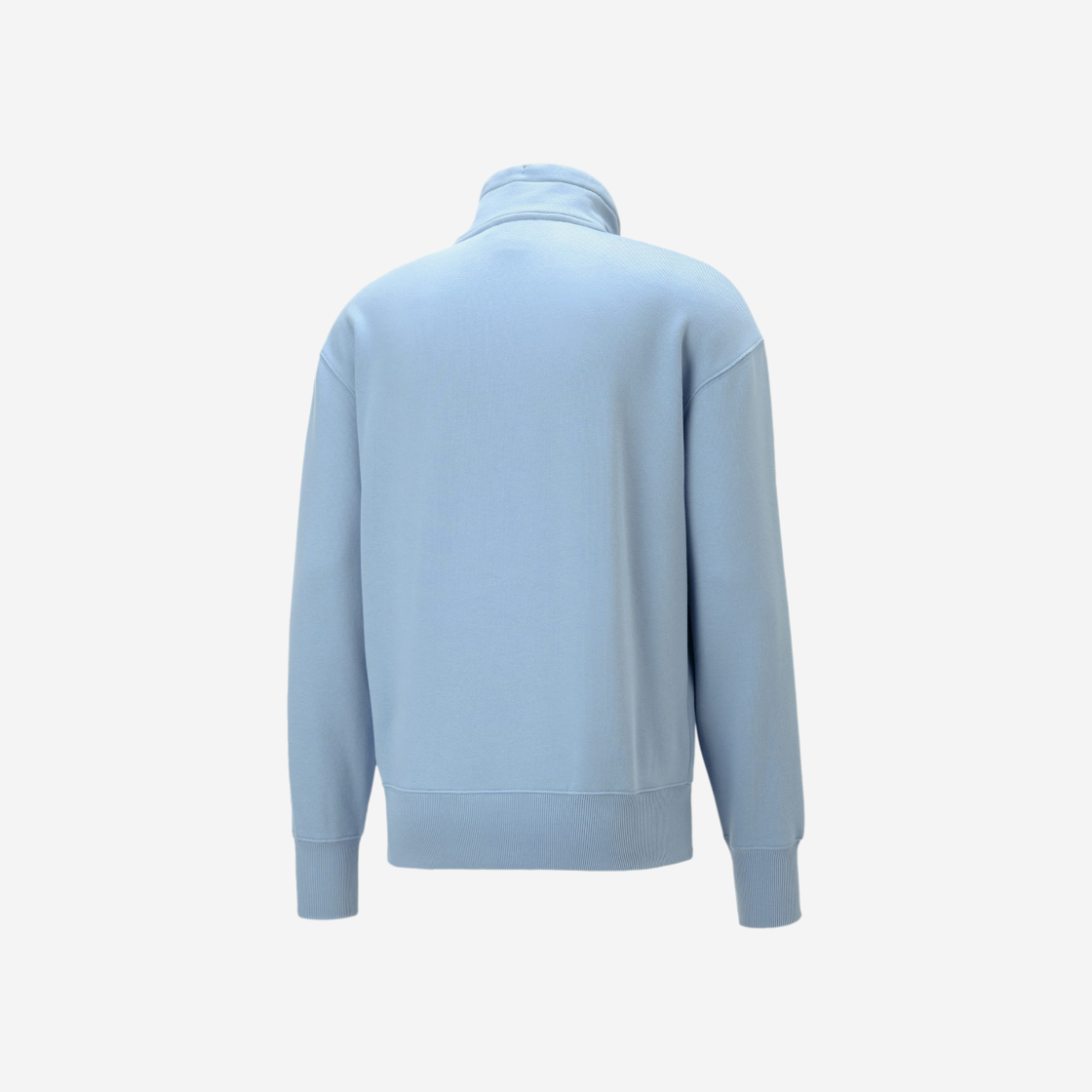 【Ami paris】 X PUMA Half Zip Sweatshirt Faded Denim Puma x AMI Half Zip Sweatshirt - Faded Denim - 53599373