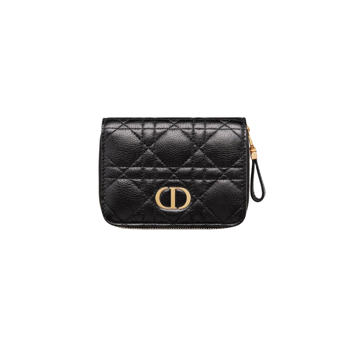Dior＊DIOR CARO COMPACT ZIPPED レザー カードホルダー＊送料込 甘めピンク♪】DIOR☆Dior Caro Freesia カードホルダー (Dior