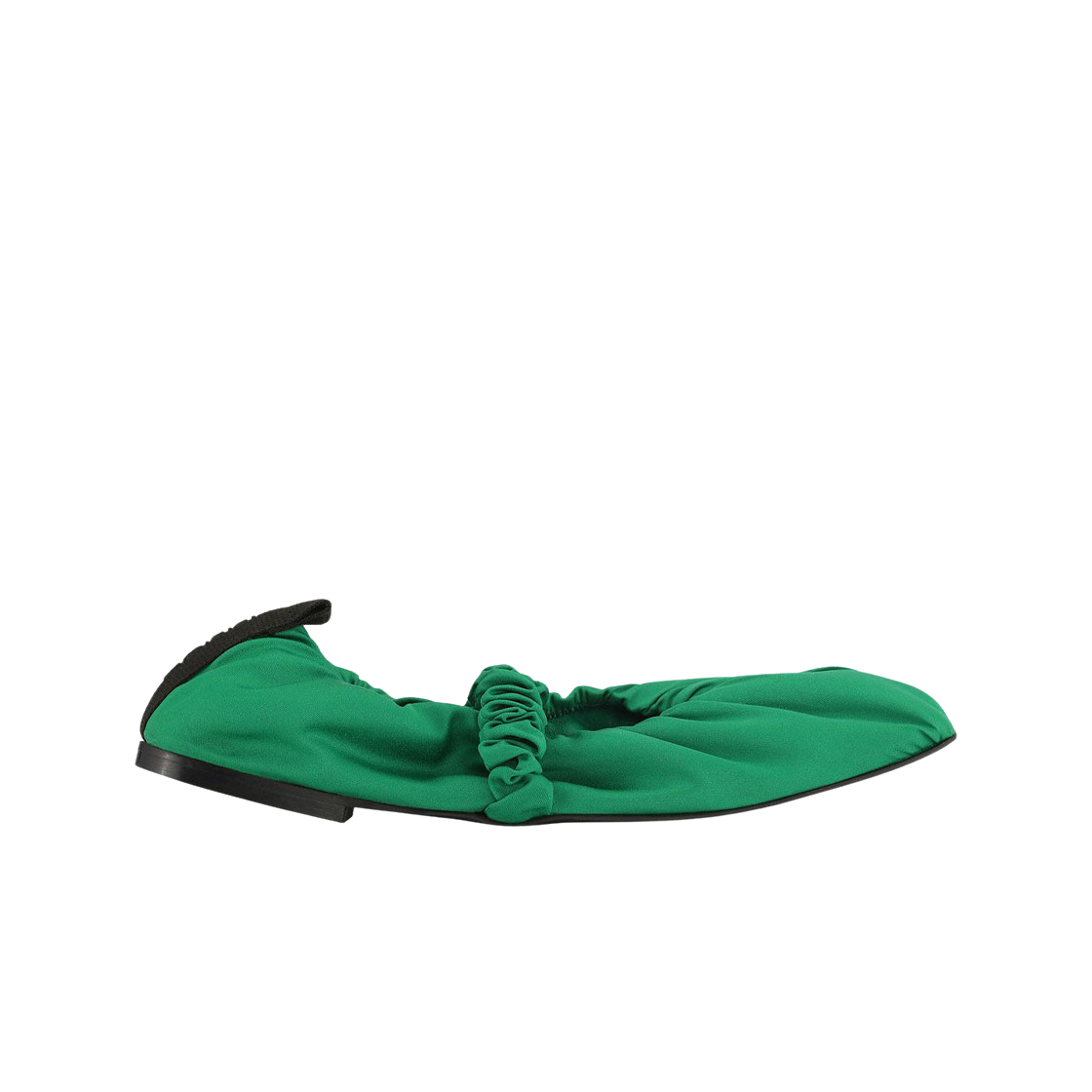 【GANNI 】 Scrunchie Satin Ballerinas Kelly Green S1984-801 W) Ganni Scrunchie Satin Ballerinas Kelly Green | eBay