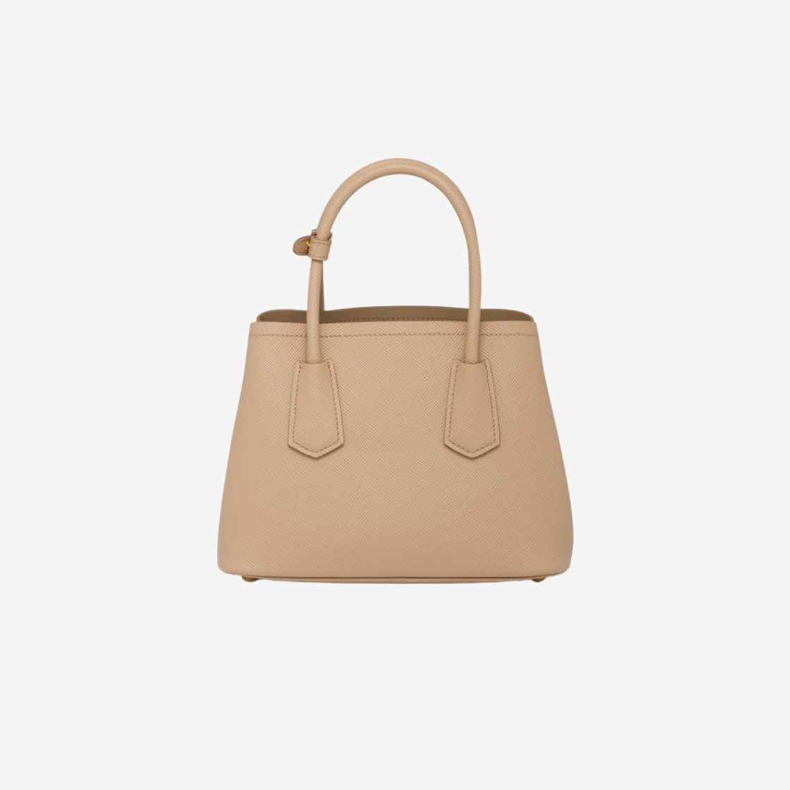 Prada Double Saffiano Leather Mini Bag Sand Beige | eBay