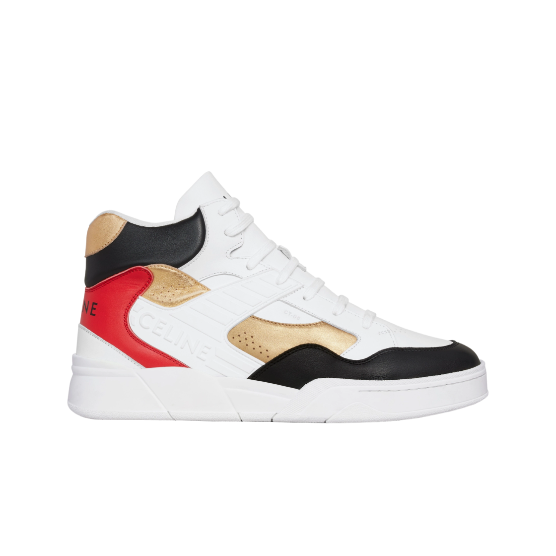 CELINE◆CT-06 トレイナー ハイトップスニーカー Optic White Celine-CT-06-High-Top-Optic-