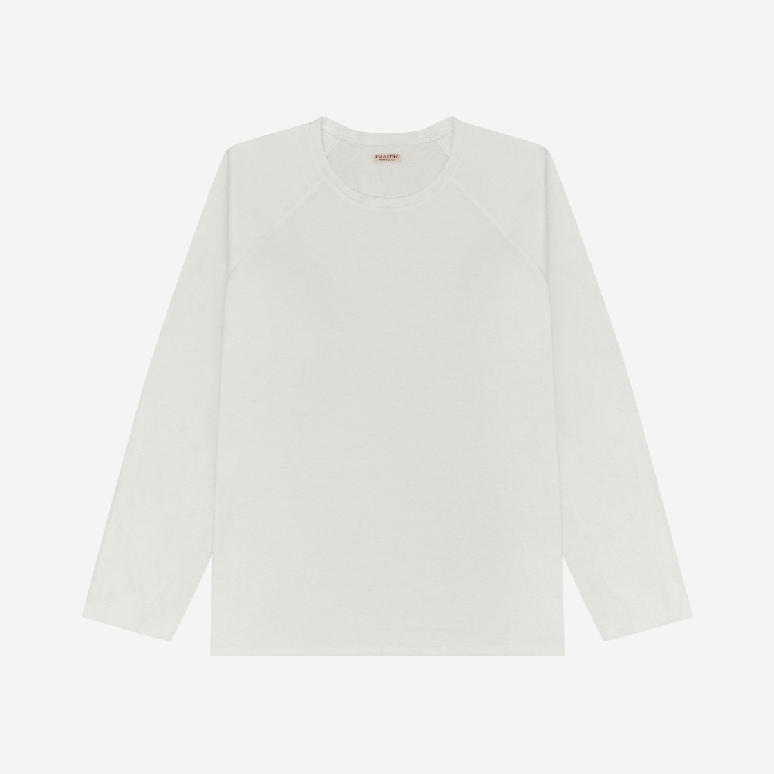 【KAPITAL】GAUZE JERSEY CHEF SLEEVE LONG SLEEVE T 'BLACK' Kapital Jersey x Gauze Jersey CHEF Long Sleeve T (RAINBOWY