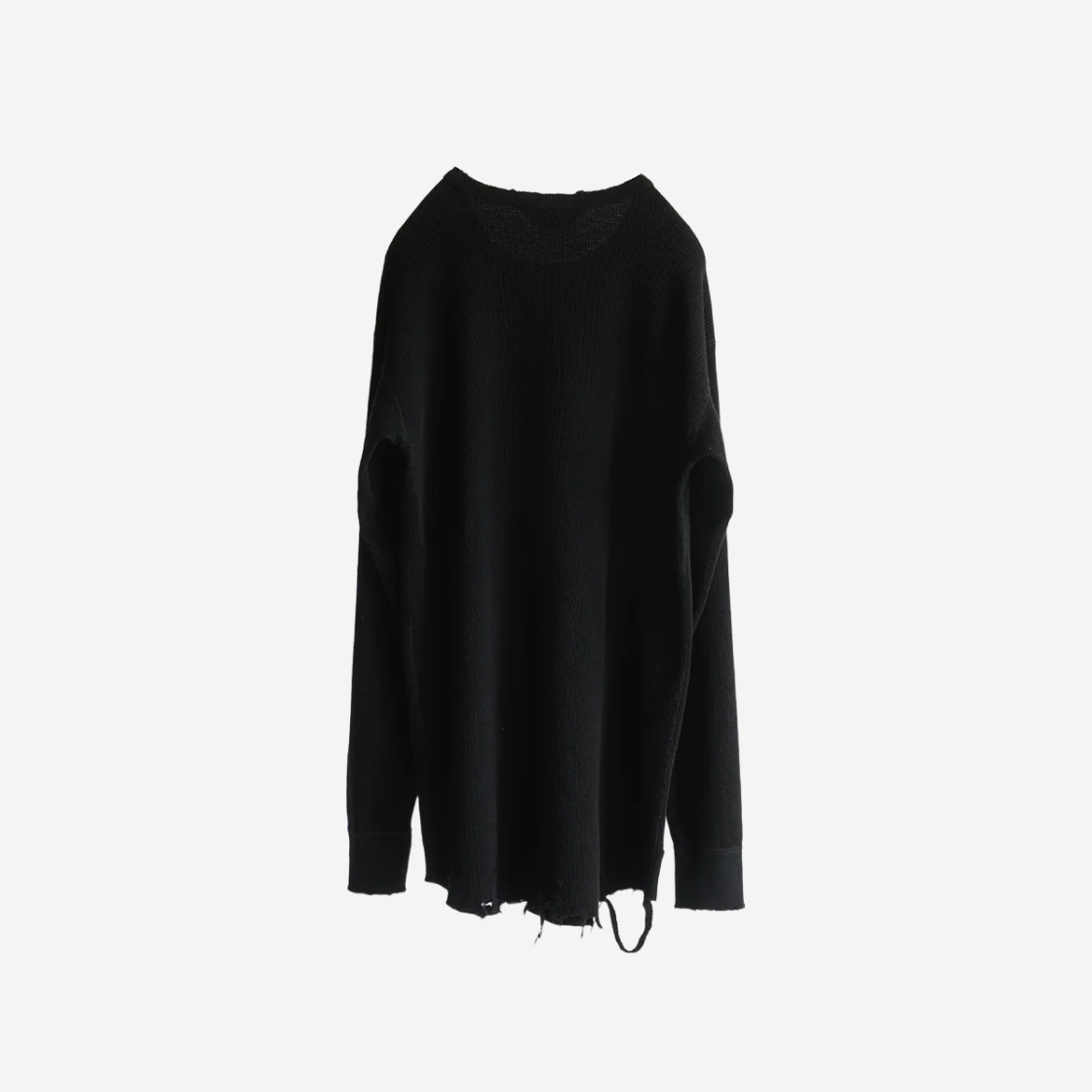 トップス DAMAGE WAFFLE CREW LS T-SHIRT(BLACK) DAMAGE WAFFLE CREW LS T-SHIRT(BLACK)