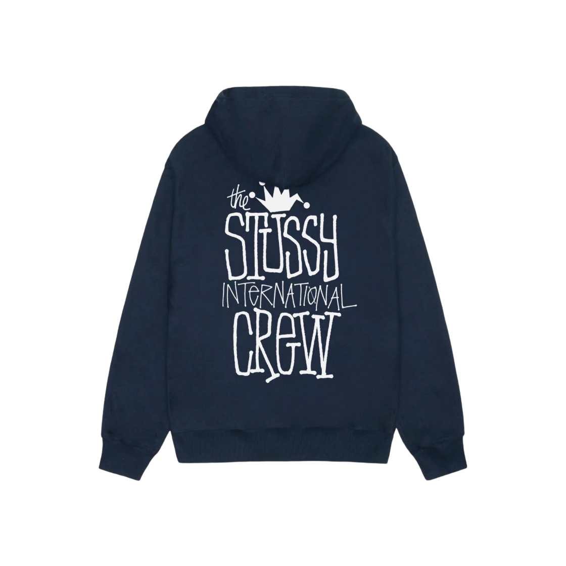 ★人気★【Stussy】★Stussy Crown International Hoodie★ BRAND NEW STUSSY CROWN INTERNATIONAL HOODIE ASH HEATHER