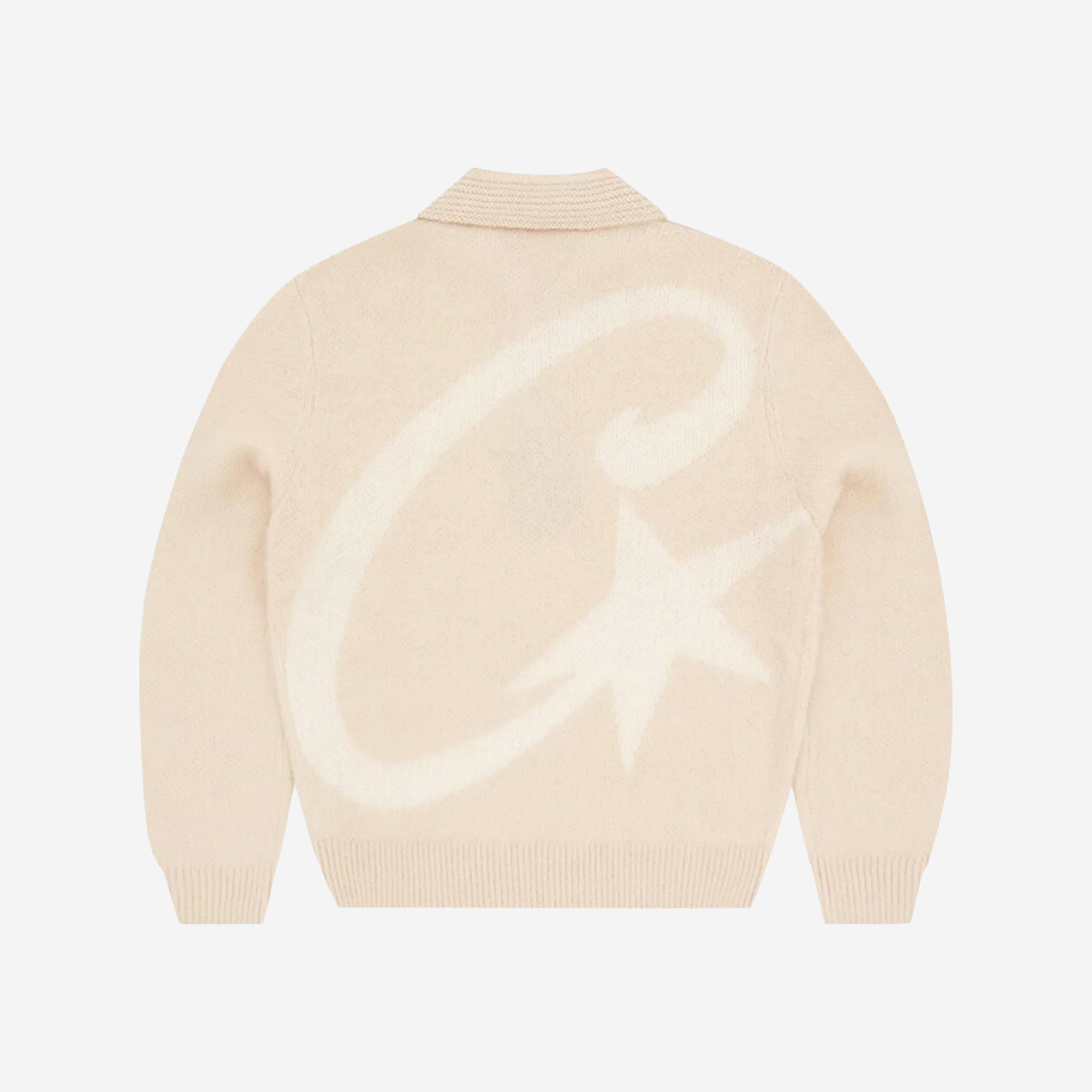 Corteiz Knit Sweater 確実正規品 Corteiz C Star Gradient Mohair Knit Sweater Grey Men's