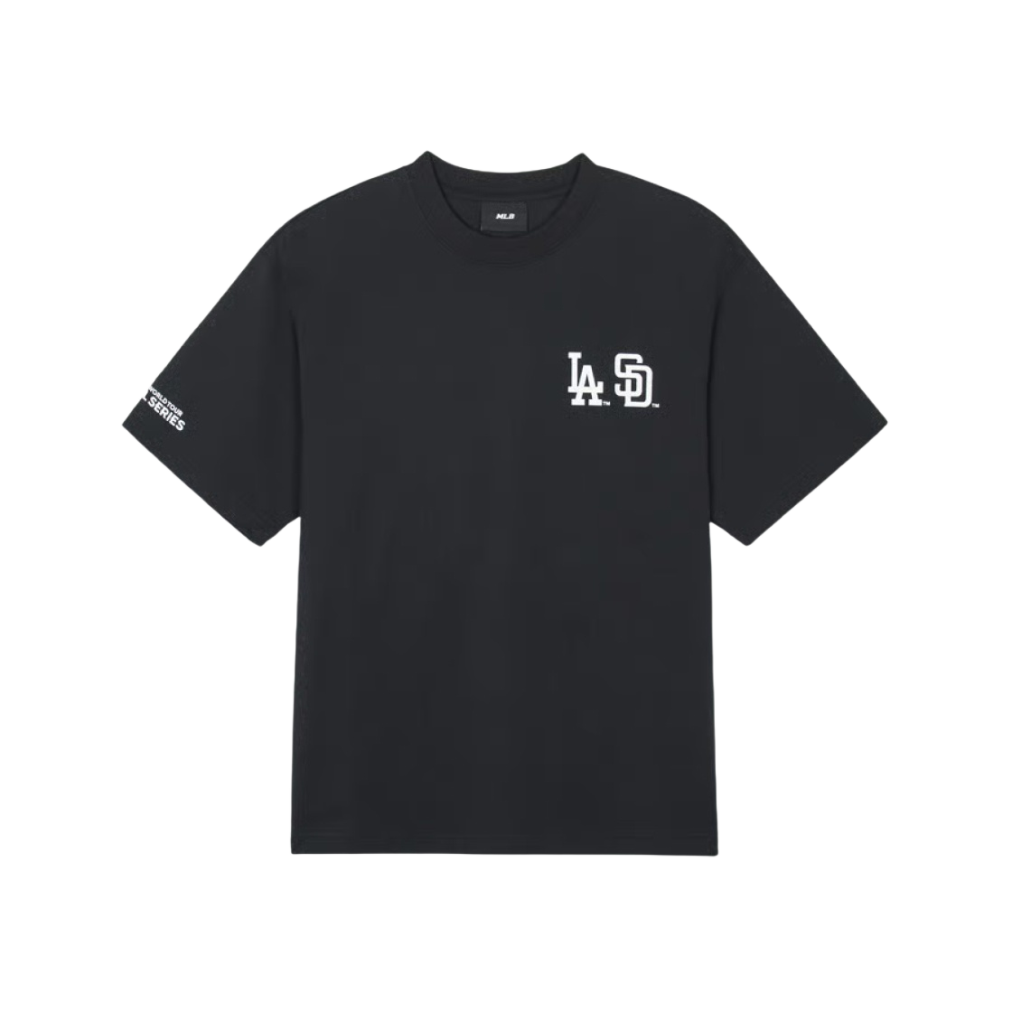 ◆MLB◆Seoul Series Dual Logo Short-Sleeved T-Shirt LA SD MLB Seoul Series Dual Logo Short Sleeve T-Shirt LA SD Black