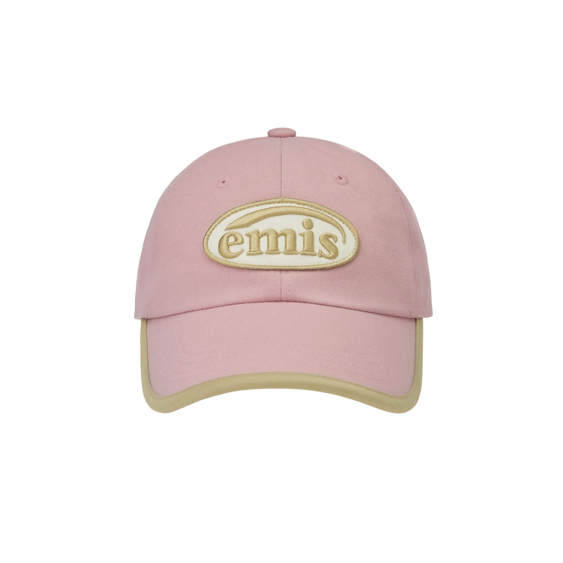 ◆EMIS◆ BEIGE TRIMMING BALL CAPBLACK m1037_1334593 BEIGE TRIMMING BALL CAP-RED - EMIS