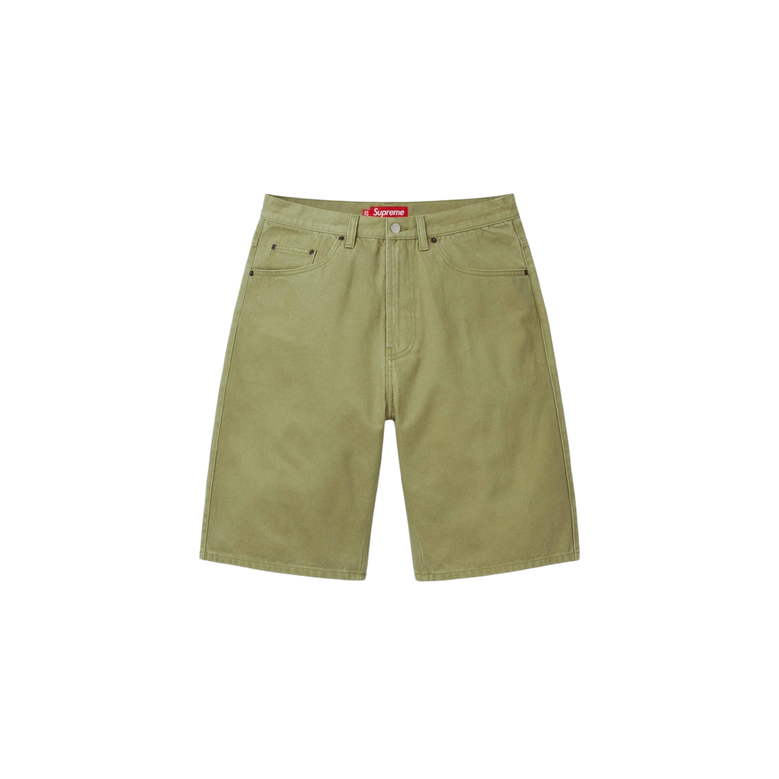 Supreme Baggy Denim Short Light Olive - 24SS | eBay