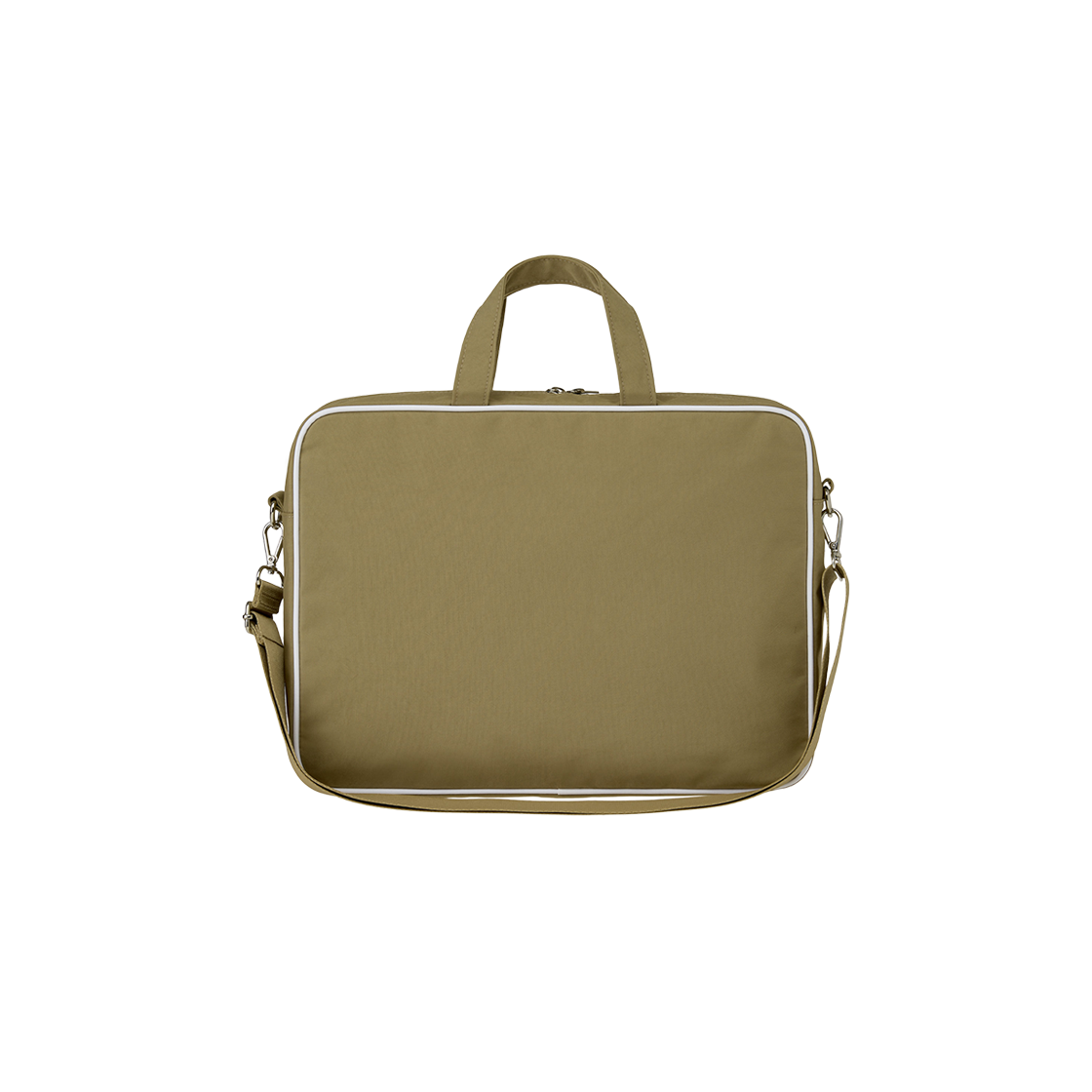 【EMIS】 NYLON ZIP-POCKET MESSENGER BAG : BEIGE Emis Nylon Zip Pocket Messenger Bag Beige | eBay