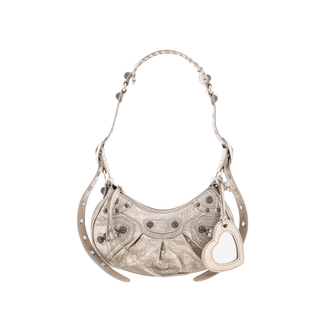 Balenciaga Le Cagole XS Shoulder Bag Metallized Beige | eBay