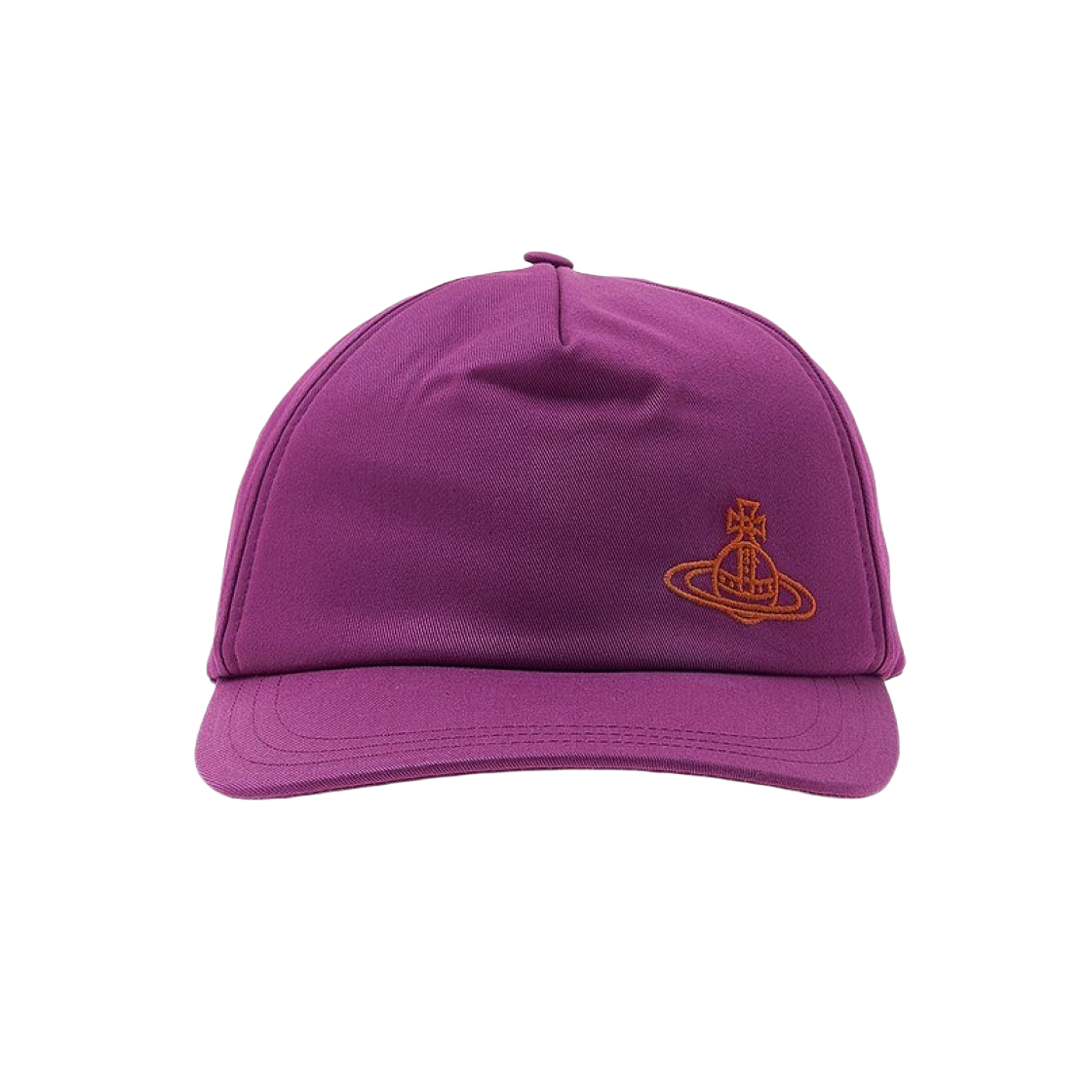 【VIVIENNE WESTWOOD】Logo Embroidered Cotton Cap Burgundy burgundy-embroidered-cap.jpg