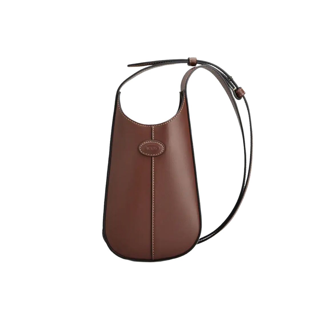 【TOD'S】MICRO HOBO DI BAG Woman BEIGE Micro Hobo Di Bag in Leather