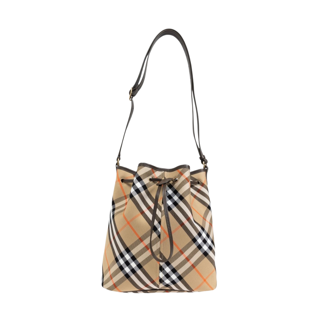【関税＆送料込み】Burberry 'Check' Bucket Bag In Beige Pol Burberry Beige Nova Check Bucket Bag | eBay
