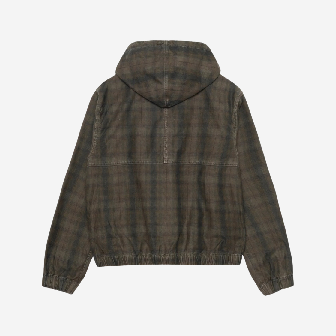 Stussy Unlined Plaid Work Jacket Olive | eBay
