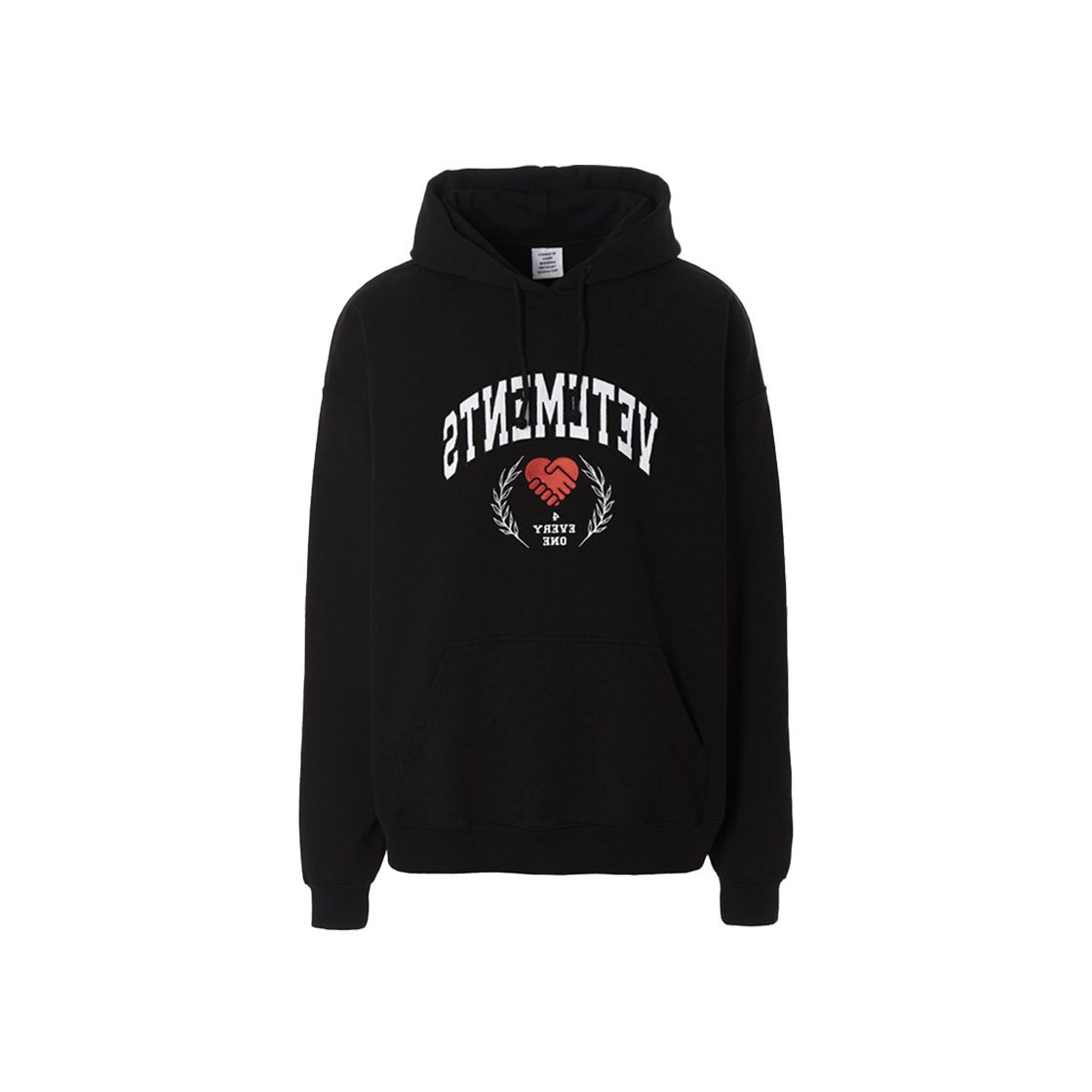 Vetements Solidarity Embroidered Hoodie Black | eBay