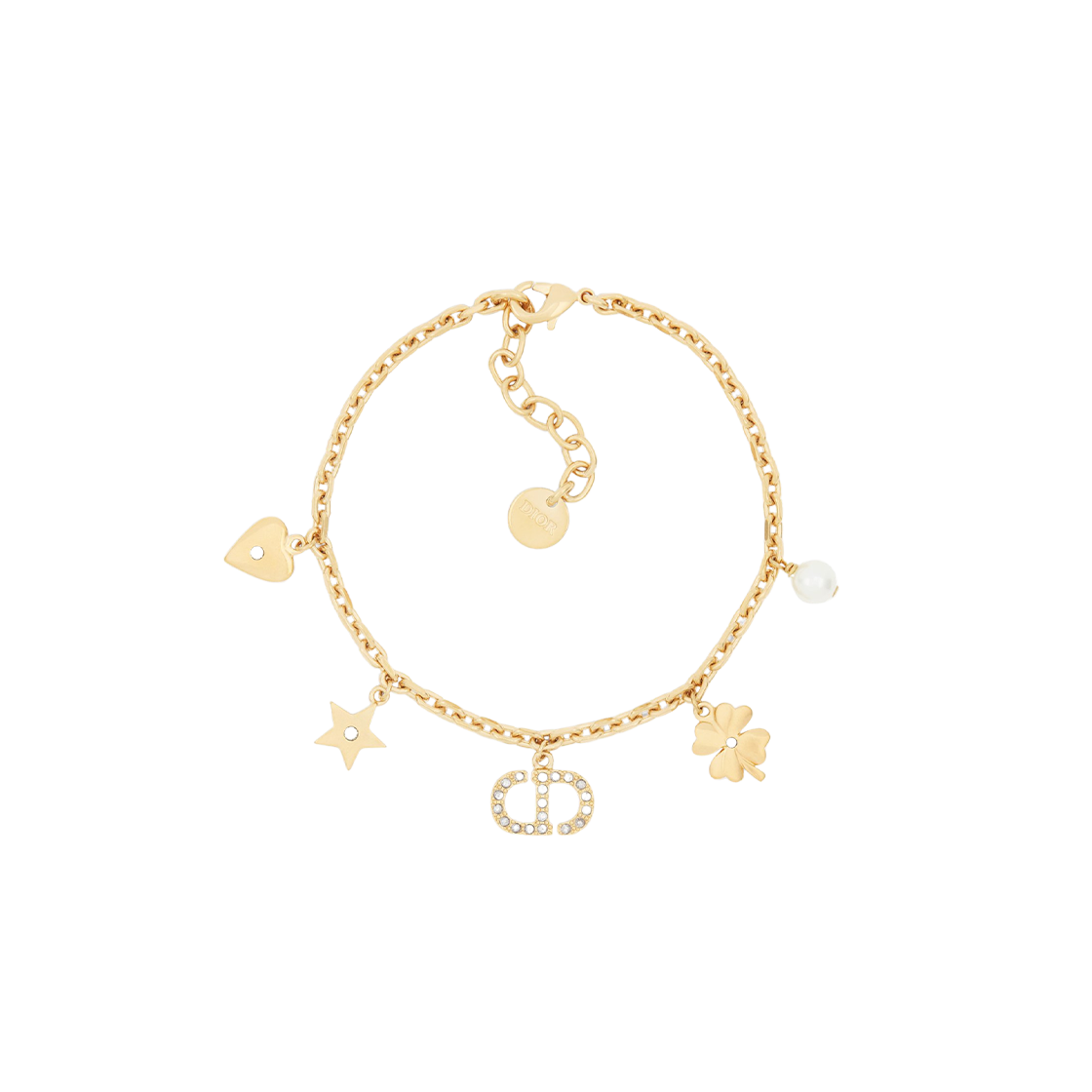 Dior ブレスレット Petit CD Lucky Charms B2713WOMCY お洒落な】DIOR Petit CD Lucky Charms ブレスレット (Dior