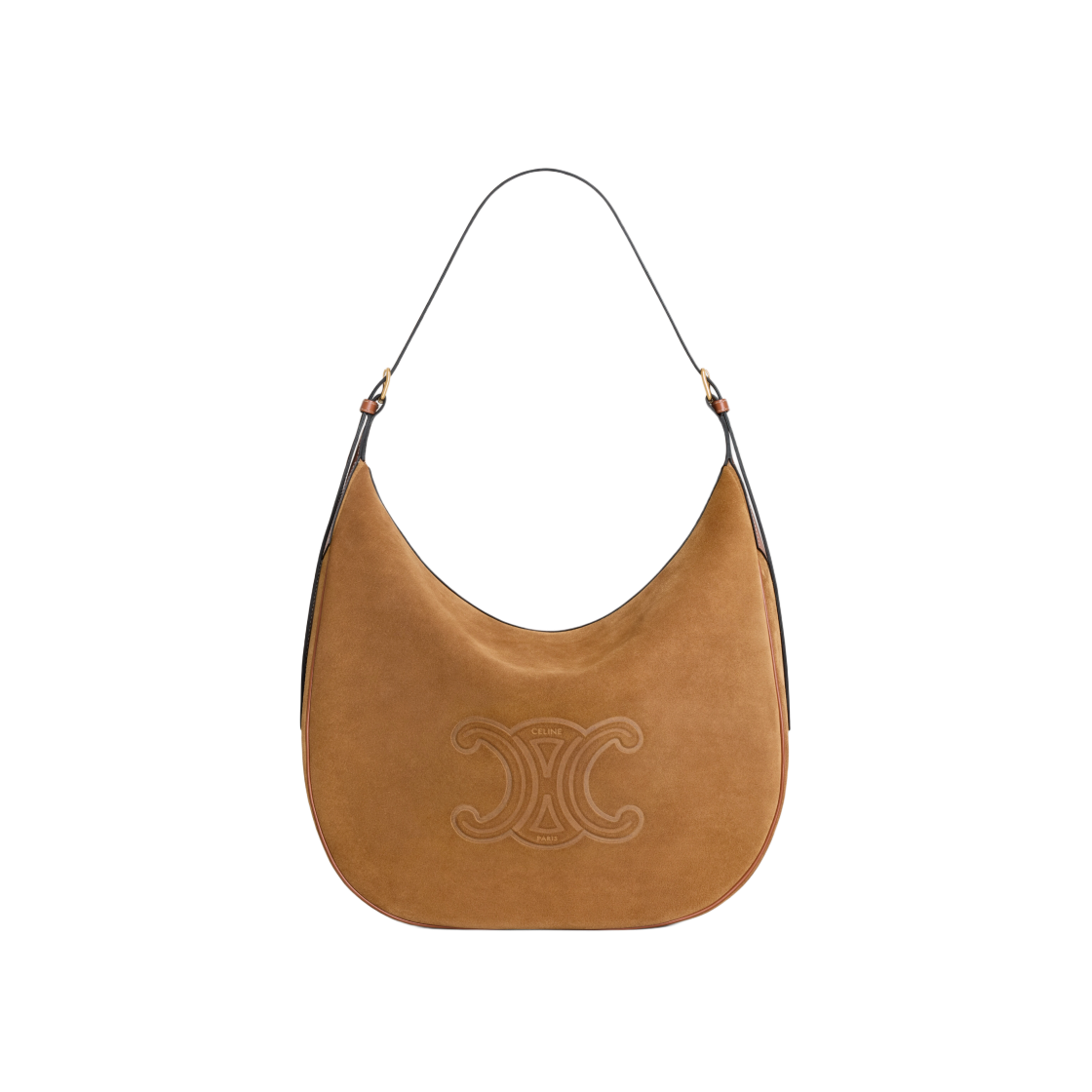 ショルダーバッグ・ポシェット CELINE LARGE HELOISE CUIR TRIOMPHE BAG IN SUEDE CALFSKIN Celine Heloise Muir Triophe Bag in supple calfskin | RADPRESENT